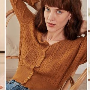 SIMPLE RETRO Anna Knitting Cardigan